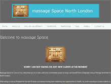 Tablet Screenshot of massagespace.co.uk